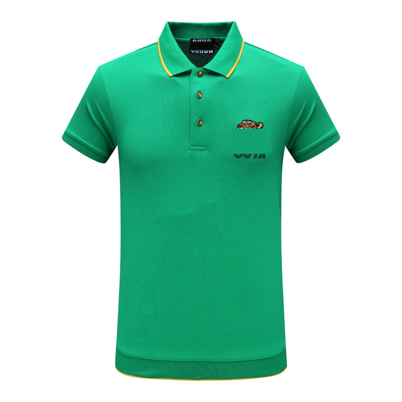 H819欧雅牌男士夏季短袖T恤 棉翻领百搭休闲有弹力上衣,男装,T恤,淘宝优惠券,粉丝福利购,淘宝优惠卷