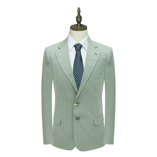 外套 羊毛两粒扣无开衩商务西装 B7021921 西服 PL18皮春秋男式