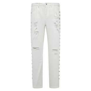 商务休闲长裤 CA429机场货 棉中腰修身 春秋厚度牛仔裤 弹力 卡男士