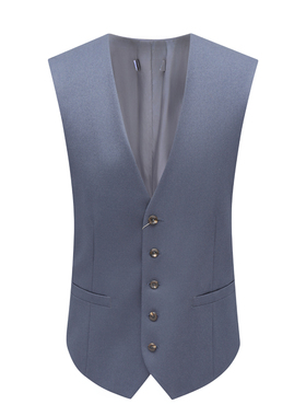 F4039鸟牌男式马甲绵羊毛意大利面料春秋厚度商务休闲上衣 216201