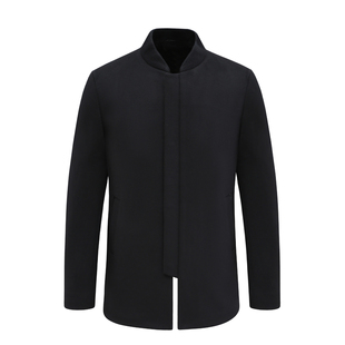 都市 羊毛拉链休闲保暖外套时尚 KL393凯LAI牌秋冬男式 毛呢大衣