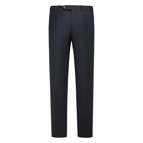 H1405乔男士春秋西裤羊毛羊绒混纺中腰修身商务休闲长裤J033VG033