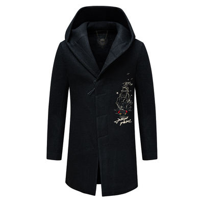 毛呢大衣休闲外套优尼士