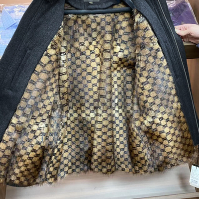 H1131凯冬季男皮草风衣 青根貂内胆 羊绒面料商务休闲 年关高货