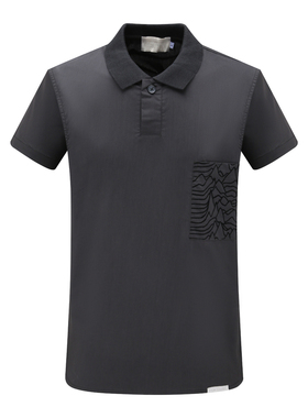 SF23圣梵男式夏季短袖T恤 棉翻领套头休闲商务上衣