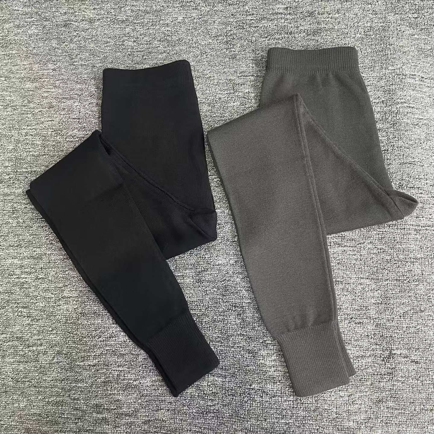 H1216男式多款羊毛裤常规厚度 羊毛舒适休闲修身保暖裤