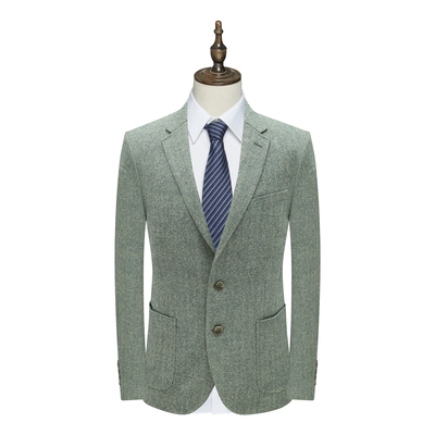 MY521美男式春秋西服 羊毛110`S意大利面料两粒扣商务西装1100309