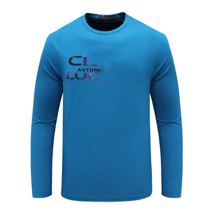 KL300凯LAI牌男士春秋长袖T恤 棉圆领百搭休闲有弹力上衣