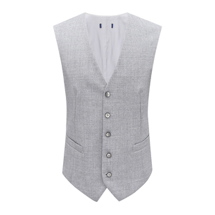 F4032鸟牌男式 211201 马甲绵羊毛意大利面料春秋厚度商务休闲上衣