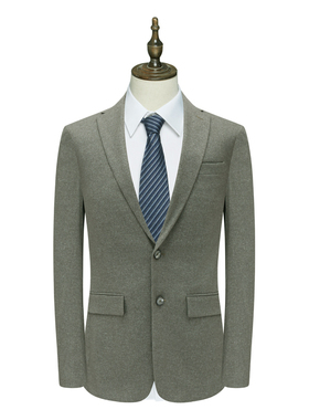 B1568鸟男式春秋西服 日本面料两粒扣双开衩商务西装 206705