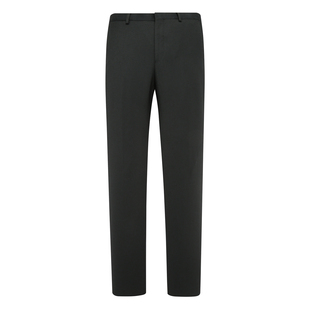 商务休闲长裤 羊毛中腰修身 黑色 西裤 KN15康L尼L春秋男式