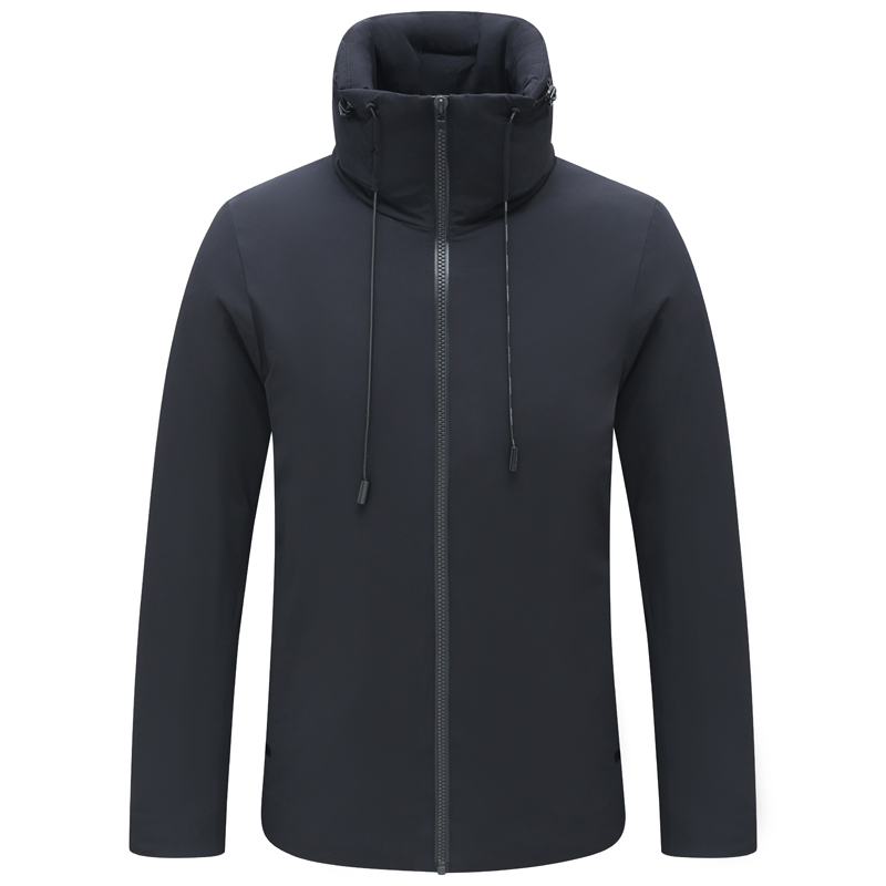 DJ39冬季男式羽绒服 白鸭绒拉链商务休闲保暖防风外套