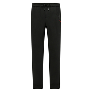 商务休闲长裤 YW404D秋冬款 羊毛中腰修身 休闲裤 黑色 男式