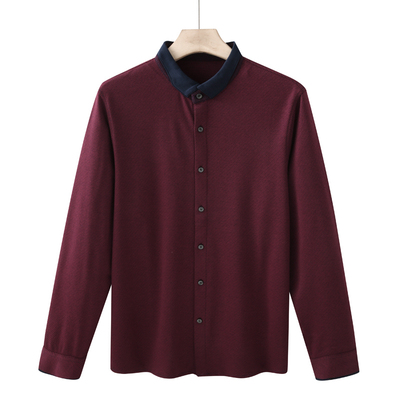 CA165 机场货 卡春秋男式长袖针织衫 羊毛开衫休闲商务上衣 弹力