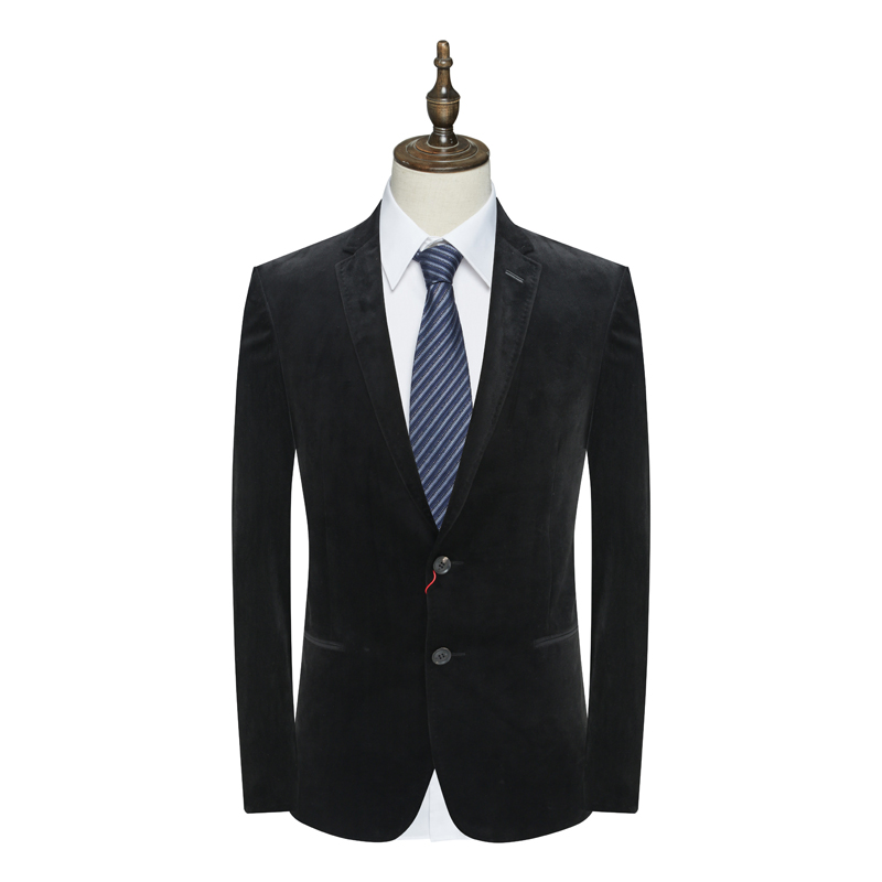 AB1297邦纳男春秋西服 平绒两粒扣后中开衩商务休闲西装 35929
