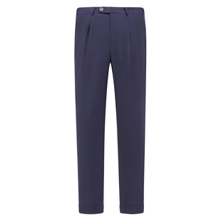 商务休闲长裤 J1719鸟春秋款 绵羊毛中腰修身 西裤 201708 男式