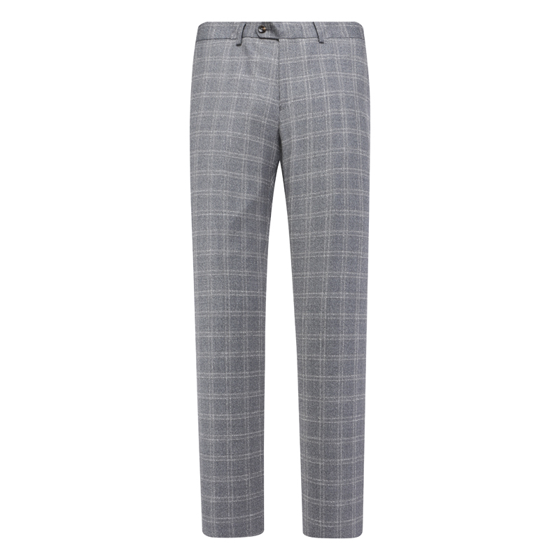 J1692鸟春秋款男式西裤 绵羊毛中腰修身商务休闲长裤 206005