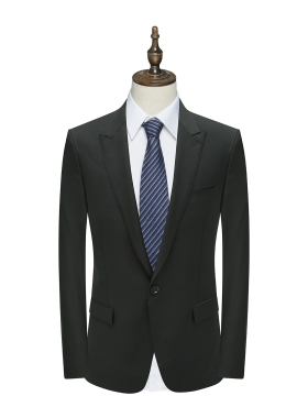 YW522诺男士西服戗驳领意大利进口面料羊毛商务休闲西装NA770062