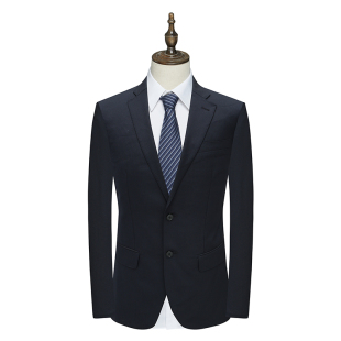 120079 羊毛两粒扣无开衩商务休闲西装 MY330美春秋厚度男式 西服