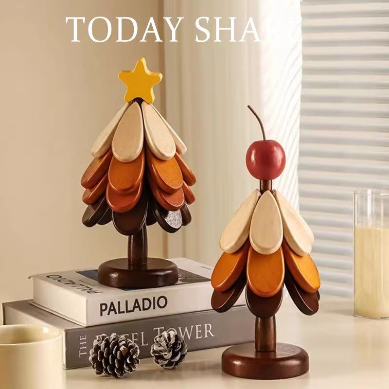 圣诞树隔热垫创意餐垫桌杯垫实木防烫耐高温锅垫餐边柜摆件装饰品,节庆用品/礼品,文化创意杯垫/餐垫,淘宝优惠券,粉丝福利购,淘宝优惠卷