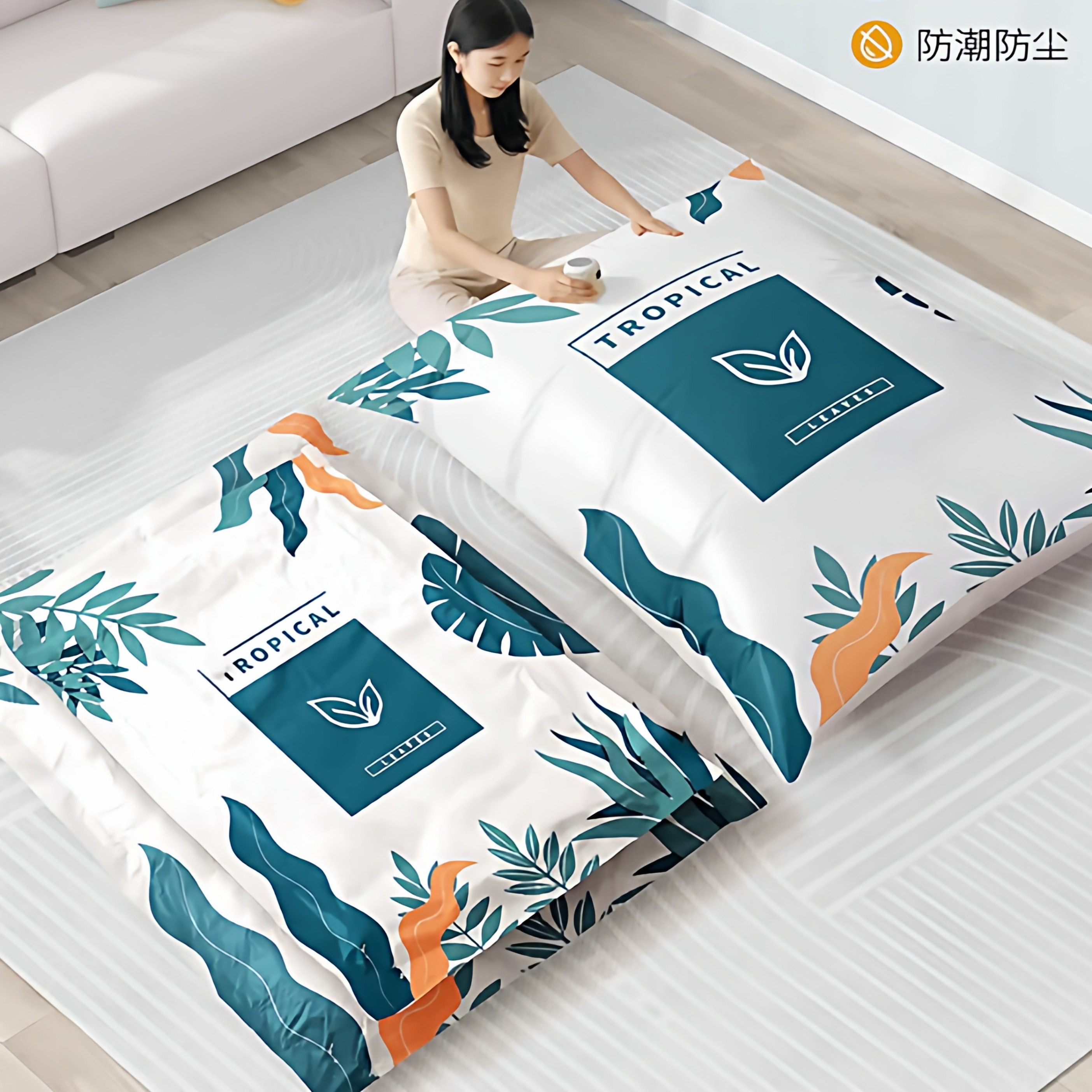 行李箱省空间-省衣柜空间收纳被子收纳神器，,收纳整理,收纳挂袋,淘宝优惠券,粉丝福利购,淘宝优惠卷