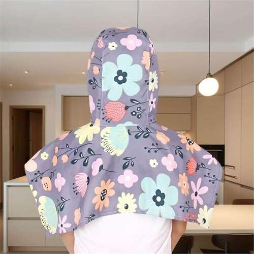 新款披肩帽子女防尘帽子防风帽子防晒帽子农忙头套头罩工作帽劳保