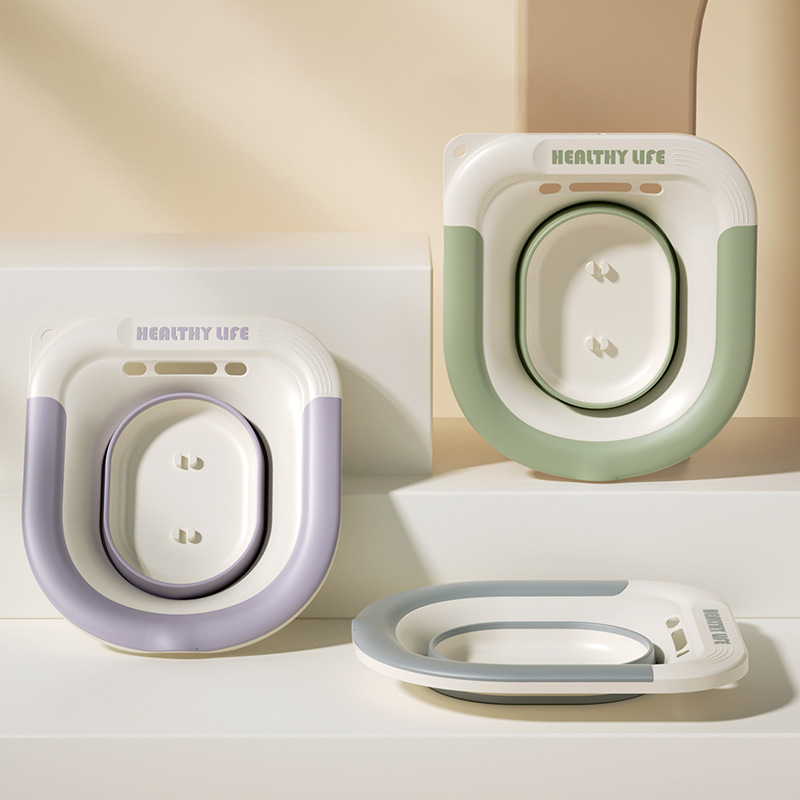 折叠坐浴盆女私处泡药护理孕妇产妇免蹲马桶式月子盆洗屁股专用便