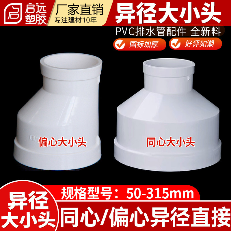 PVC异径直接同心大小头图片