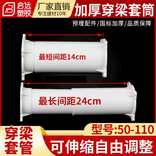 PVC伸缩接头连接器穿梁套管