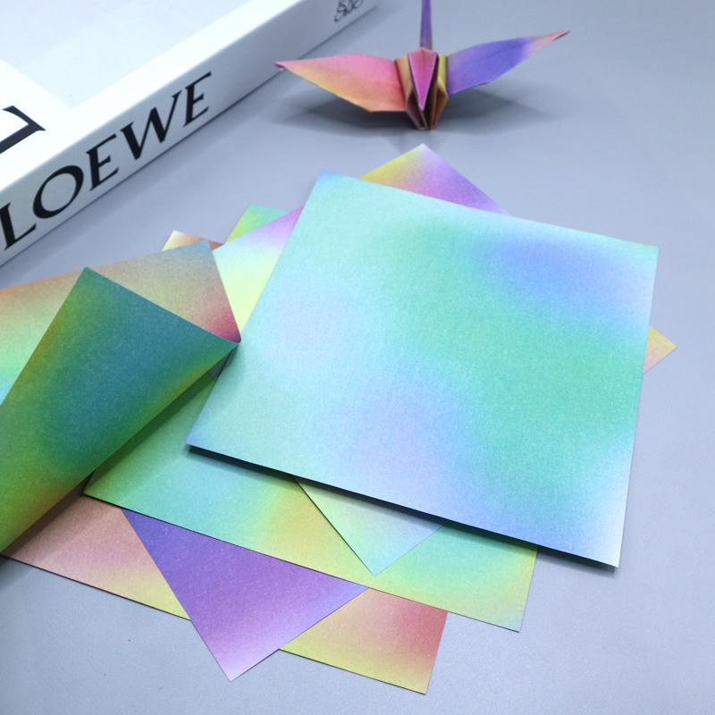 15厘米正方形双面彩色纸折纸炫彩儿童学生手工制作千纸鹤专用纸