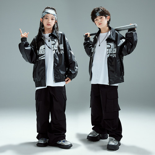 街舞儿童潮服演出服男童套装