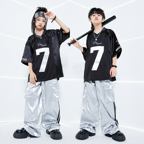 街舞儿童潮服演出服套装hiphop