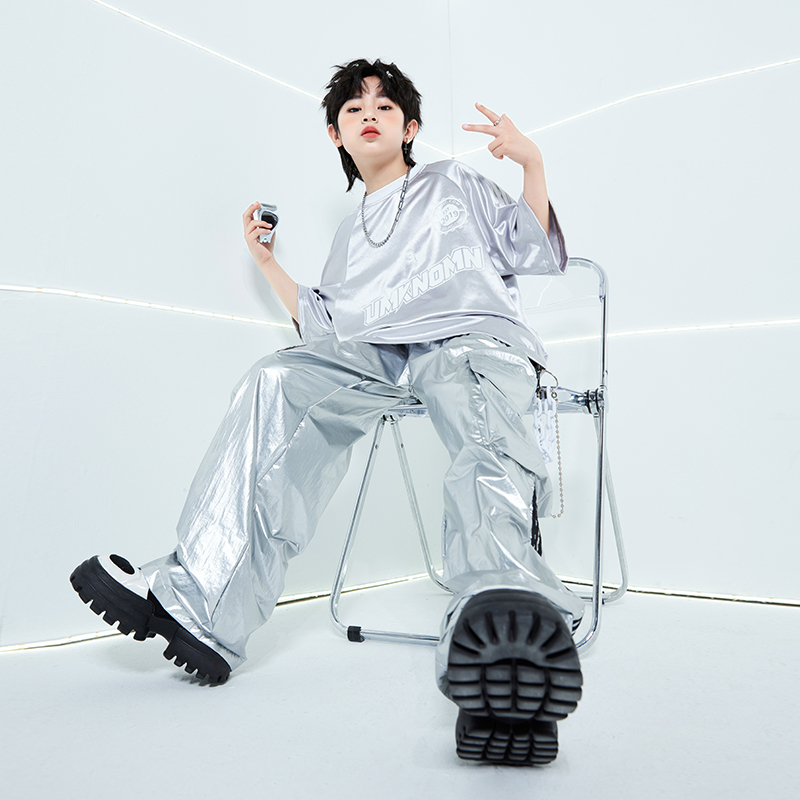 街舞儿童潮服演出服男童套装