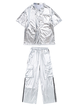 街舞儿童潮服演出服套装hiphop