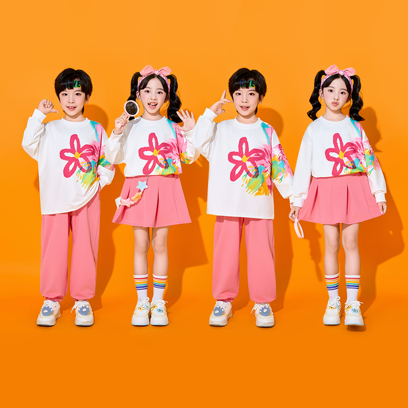 元旦儿童演出服小学生运动会啦啦操表演服合唱服幼儿园啦啦队秋季