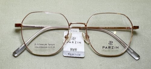 帕森超轻钛半框商务防蓝光眼镜