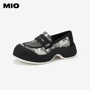 MIO米奥女鞋2024新款秋季浅口单鞋时尚休闲鞋商场同款M244535781
