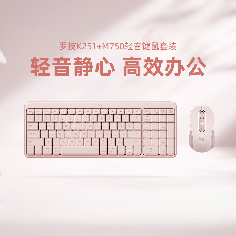 罗技K251+M750轻音蓝牙键鼠套装