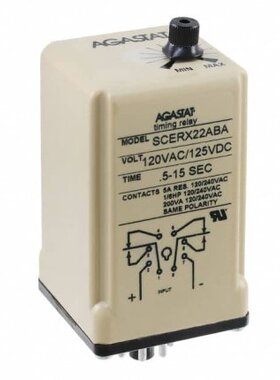 全新 SCERX22ABA〖 RELAY TIME DELAY 15SEC 5A 120V〗