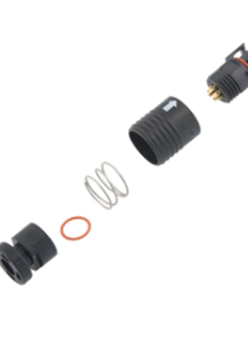 HR30-6PB-6S 广濑HRS圆形连接器 镀金6Pin 航空插头IP68防水 焊接