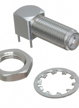901-10138 连接器接插件SMA RIGHT ANGLE PCB JACK, BULKHE