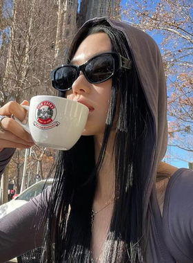 2024复古黑色偏光太阳眼镜女