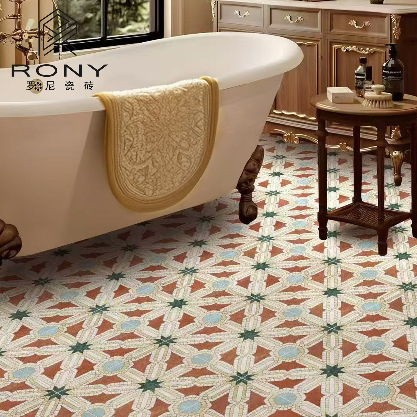 摩洛哥复古花砖法式卫生间瓷砖浴室厨房墙砖玄关阳台地砖餐厅门店