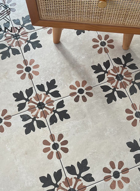 民宿南洋复古花砖中古阳台厨房瓷砖餐厅咖啡店防滑地砖法式艺术砖