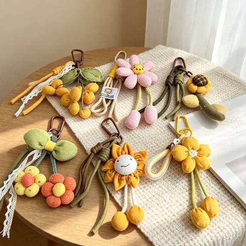 风花朵ins少女挂绳挂饰尼龙可爱