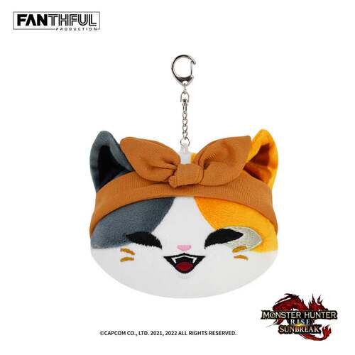 [FANTHFUL] 怪物猎人崛起曙光厨师艾露猫饭团子毛绒挂件游戏周边