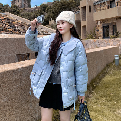 2025加肥加大码羽绒服女200斤胖mm中长款300斤白鸭绒特大码羽绒服