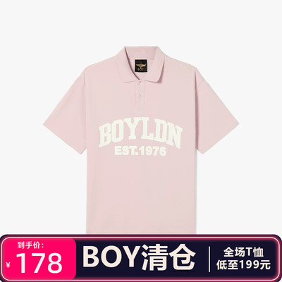 BOY LONDON专柜正品男女潮牌短袖休闲T恤针织POLO衫B242N0108814