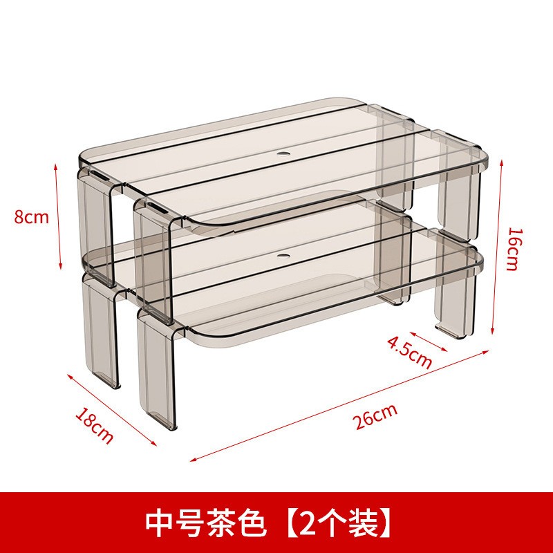 冰箱隔层架分隔板冰柜分层架内部置物架冰箱格剩菜剩饭收纳神器