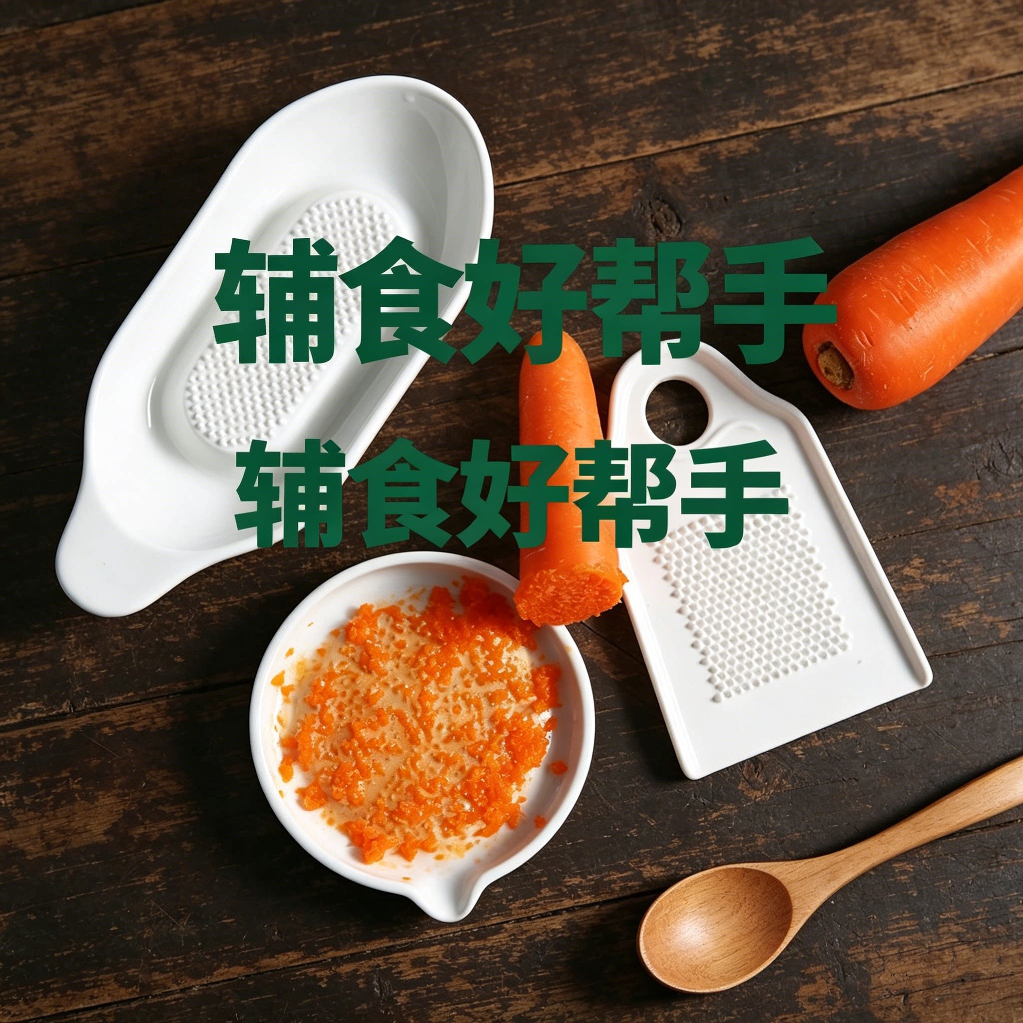 研磨碗细腻磨泥水果土豆泥小型蒜蓉盘家用苹果泥陶瓷多功能研磨器